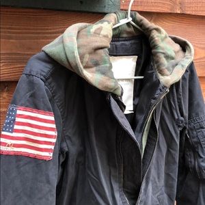 Ralph Lauren black army jacket